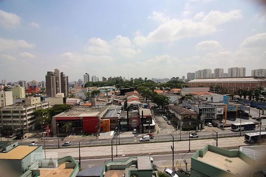Vista da Sala  de apartamento à venda com 3 quartos, 90m² em Jardim do Mar, São Bernardo do Campo