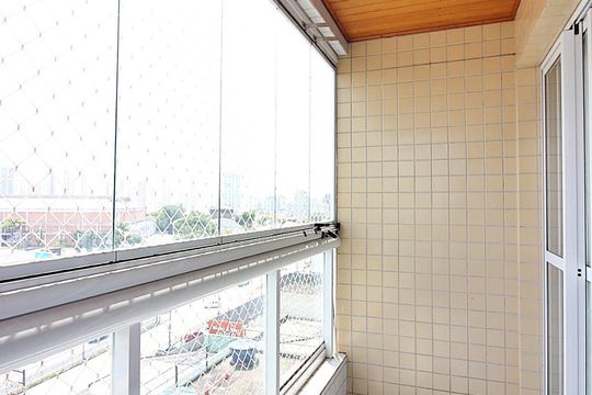 Varanda da Sala  de apartamento à venda com 3 quartos, 90m² em Jardim do Mar, São Bernardo do Campo