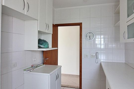 Cozinha de apartamento à venda com 3 quartos, 90m² em Jardim do Mar, São Bernardo do Campo
