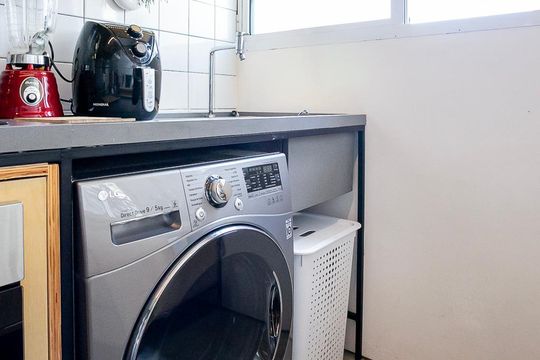 Área de Serviço de apartamento à venda com 1 quarto, 74m² em Vila Madalena, São Paulo