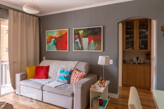 Sala de apartamento para alugar com 2 quartos, 64m² em Perdizes, São Paulo