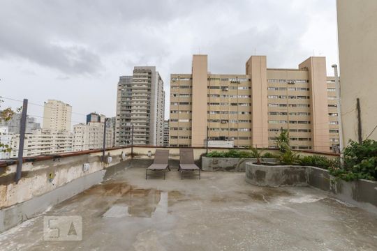 Terraço de apartamento à venda com 1 quarto, 45m² em Consolação, São Paulo