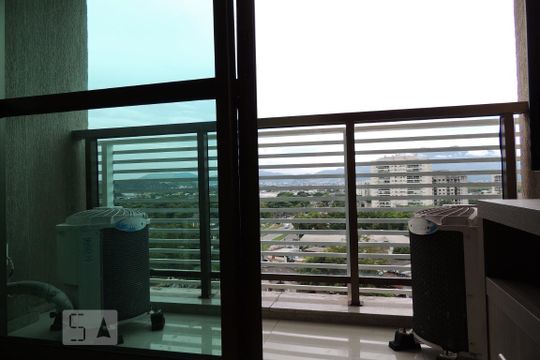 Varanda de apartamento à venda com 1 quarto, 46m² em Jacarepaguá, Rio de Janeiro