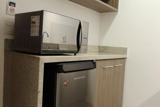 Cozinha - Armários de apartamento para alugar com 1 quarto, 46m² em Jacarepaguá, Rio de Janeiro