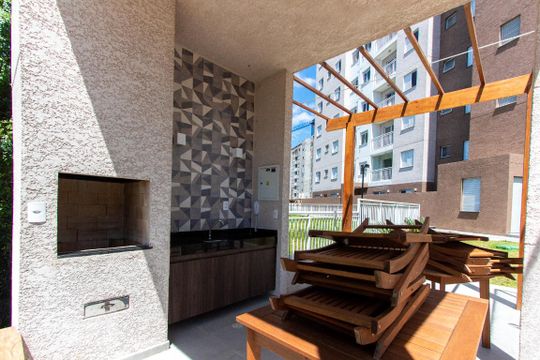 Churrasqueira de apartamento para alugar com 2 quartos, 47m² em Jardim Barro Branco, Cotia