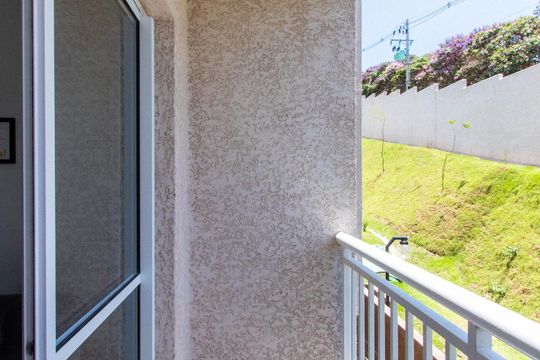 Varanda da Sala de apartamento para alugar com 2 quartos, 47m² em Jardim Barro Branco, Cotia