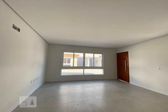 Sala/Cozinha de casa de condomínio à venda com 3 quartos, 108m² em Pátria Nova, Novo Hamburgo
