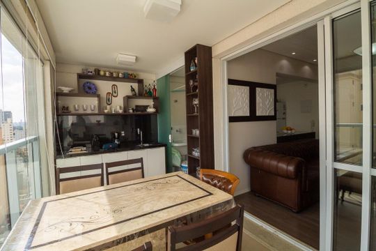 Varanda gourmet de apartamento à venda com 2 quartos, 76m² em Aclimação, São Paulo