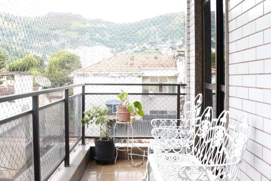 Varanda da Suíte de apartamento à venda com 3 quartos, 148m² em Engenho de Dentro, Rio de Janeiro