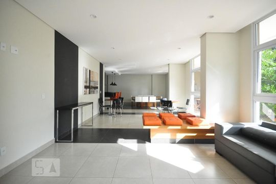 Salão de festa de kitnet/studio à venda com 1 quarto, 38m² em Vila Andrade, São Paulo