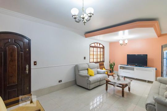 Sala de casa para alugar com 4 quartos, 198m² em Parque Erasmo Assunção, Santo André