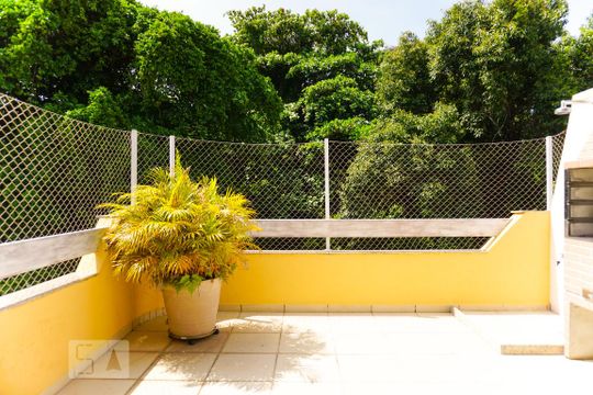 Varanda Gourmet de casa de condomínio para alugar com 4 quartos, 263m² em Barra da Tijuca, Rio de Janeiro