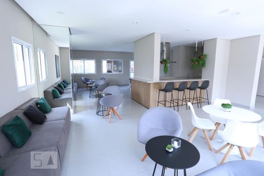 Área comum - Salão de festas de apartamento à venda com 2 quartos, 38m² em Vila Pierina, São Paulo