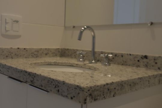 Banheiro Suíte - Detalhe de apartamento para alugar com 2 quartos, 62m² em Água Branca, São Paulo