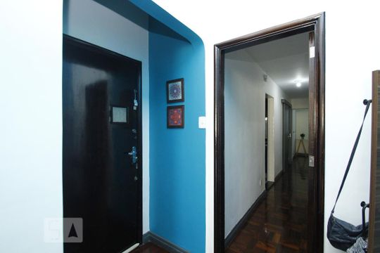 Hall de Entrada de apartamento para alugar com 4 quartos, 105m² em Flamengo, Rio de Janeiro