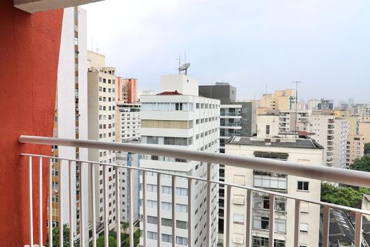 Quarto 2 - Varanda de apartamento para alugar com 2 quartos, 56m² em Santa Cecilia, São Paulo