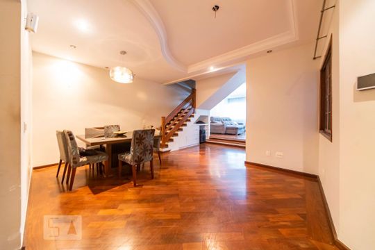 Sala de Jantar de casa para alugar com 4 quartos, 340m² em Vila Scarpelli, Santo André
