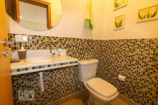 Lavabo de casa à venda com 5 quartos, 400m² em Vila Curuçá, Santo André