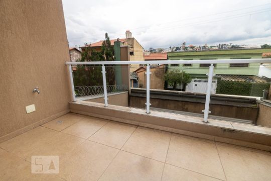 Varanda da Sala de casa à venda com 5 quartos, 400m² em Vila Curuçá, Santo André