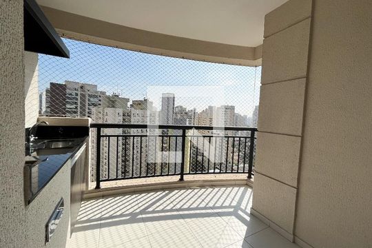 Varanda de apartamento para alugar com 2 quartos, 72m² em Chácara Inglesa, São Paulo