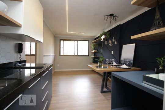Cozinha de apartamento para alugar com 2 quartos, 55m² em Sul (águas Claras), Brasília