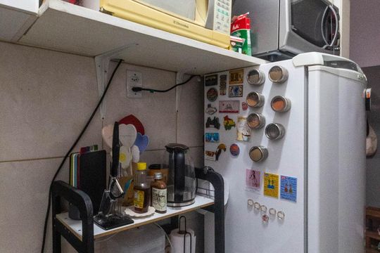 Cozinha de apartamento para alugar com 1 quarto, 53m² em Centro Histórico, Porto Alegre