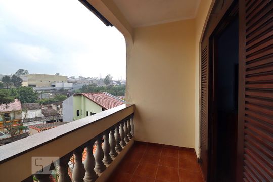 Varanda do Quarto 2 de casa à venda com 3 quartos, 224m² em Jardim Ana Maria, Santo André
