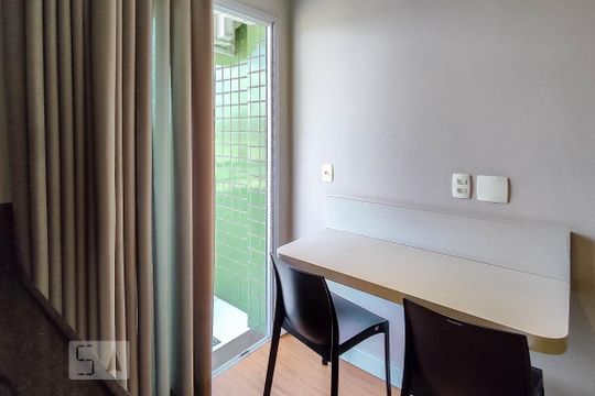 Cozinha de apartamento para alugar com 1 quarto, 32m² em Eldorado, Contagem