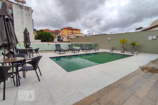 Área comum - Piscina de apartamento para alugar com 1 quarto, 32m² em Eldorado, Contagem