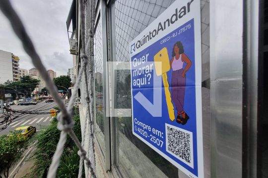 Sala Vista Placa de apartamento à venda com 1 quarto, 43m² em Tijuca, Rio de Janeiro