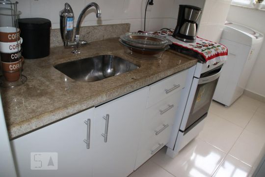Cozinha de apartamento à venda com 2 quartos, 78m² em Taquara, Rio de Janeiro