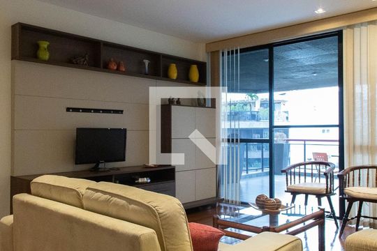 Sala de apartamento para alugar com 3 quartos, 185m² em Recreio dos Bandeirantes, Rio de Janeiro