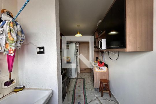 Área de Serviço de apartamento à venda com 2 quartos, 60m² em Vila Amélia, São Paulo