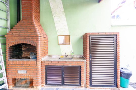 Área comum - Churrasqueira de casa de condomínio à venda com 2 quartos, 70m² em Chácara Mafalda, São Paulo