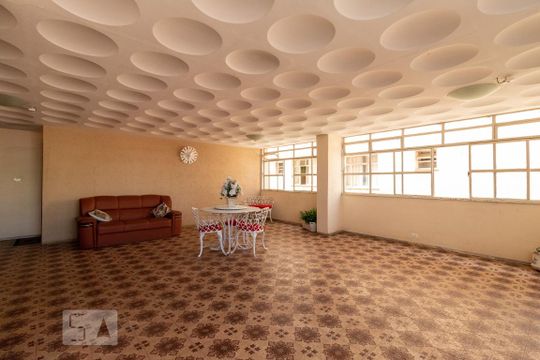 Área comum - Salão de festas de apartamento para alugar com 3 quartos, 130m² em Sagrada Família, Belo Horizonte