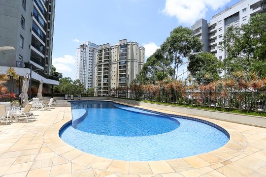 Área comum - Piscina de apartamento à venda com 3 quartos, 150m² em Vila Andrade, São Paulo