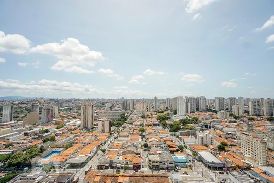 Vista da varanda de apartamento para alugar com 1 quarto, 36m² em Vila Gomes Cardim, São Paulo
