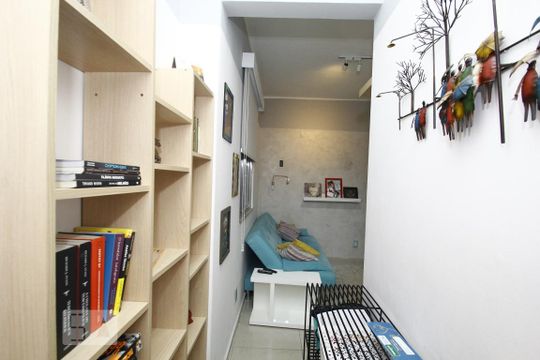 Hall de Entrada de apartamento para alugar com 1 quarto, 40m² em Centro, Rio de Janeiro