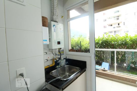 Área de Serviço de apartamento à venda com 2 quartos, 98m² em Recreio dos Bandeirantes, Rio de Janeiro