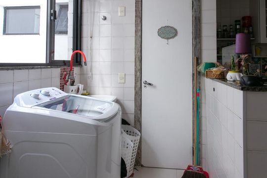 Cozinha e Área de Serviço de apartamento à venda com 2 quartos, 147m² em Recreio dos Bandeirantes, Rio de Janeiro