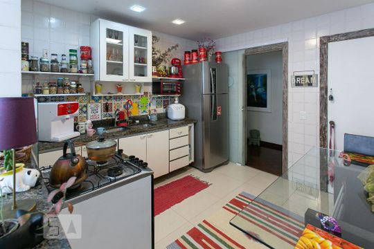 Cozinha e Área de Serviço de apartamento à venda com 2 quartos, 147m² em Recreio dos Bandeirantes, Rio de Janeiro