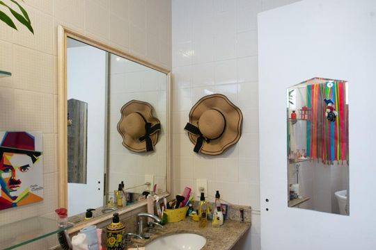 Banheiro da suite de apartamento à venda com 2 quartos, 147m² em Recreio dos Bandeirantes, Rio de Janeiro