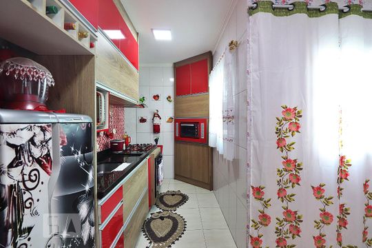 Cozinha de apartamento à venda com 2 quartos, 87m² em Parque Novo Oratório, Santo André