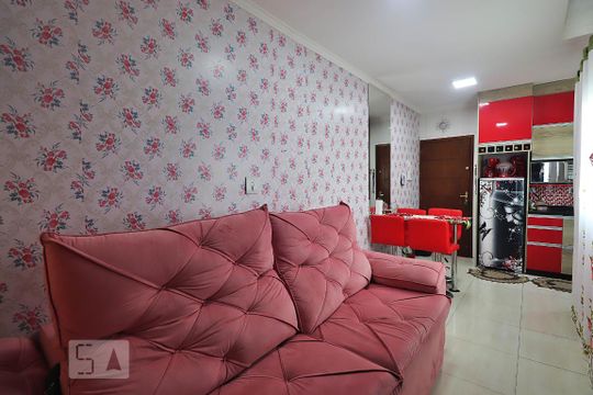 Sala de apartamento à venda com 2 quartos, 87m² em Parque Novo Oratório, Santo André