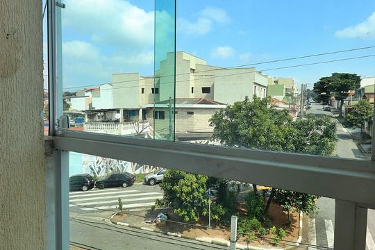 Varanda do Quarto 1 de apartamento à venda com 2 quartos, 50m² em Parque Novo Oratório, Santo André