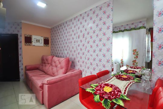 Sala de apartamento à venda com 2 quartos, 87m² em Parque Novo Oratório, Santo André