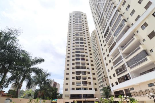 Fachada do bloco de apartamento para alugar com 2 quartos, 70m² em Alto da Glória, Goiânia