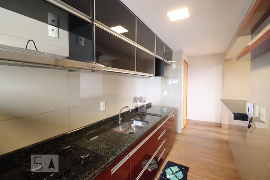Cozinha de apartamento para alugar com 2 quartos, 70m² em Alto da Glória, Goiânia