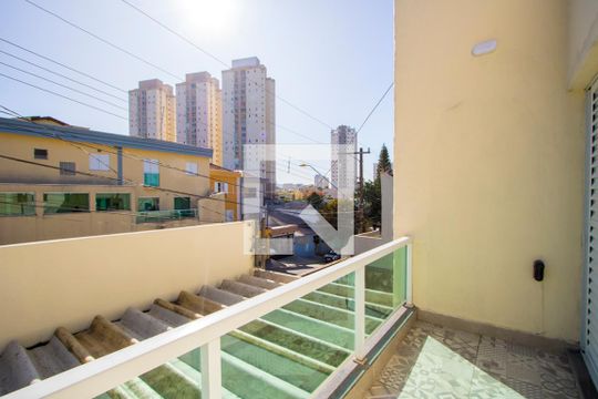 Varanda do quarto 1 de casa à venda com 3 quartos, 201m² em Vila Alzira, Santo André