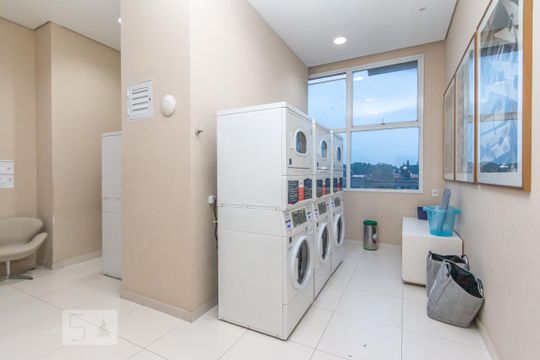 Área Comum - Lavanderia de apartamento à venda com 1 quarto, 49m² em Campo Belo, São Paulo